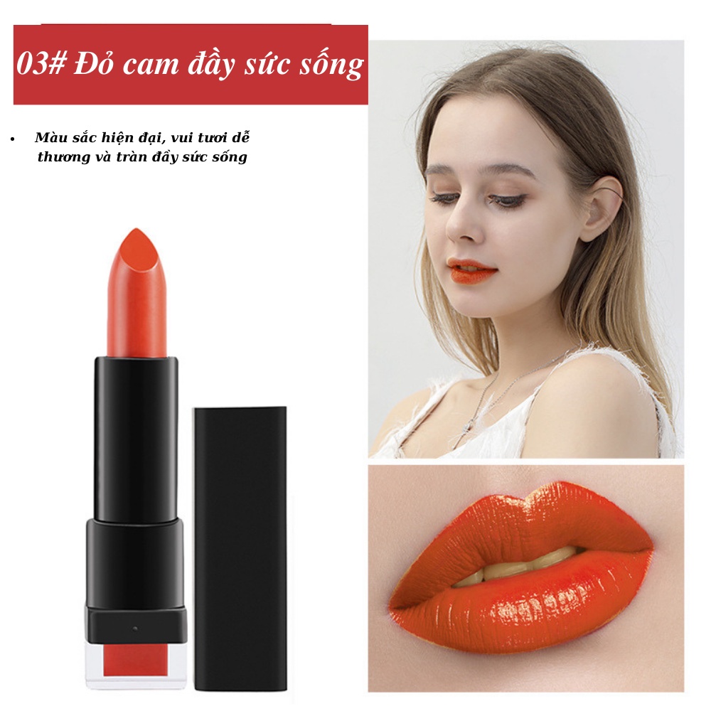 Son Môi Lâu Trôi Màu, Không Thấm Nước, Cá Tính, Quyến Rũ, Khỏe Khoắn