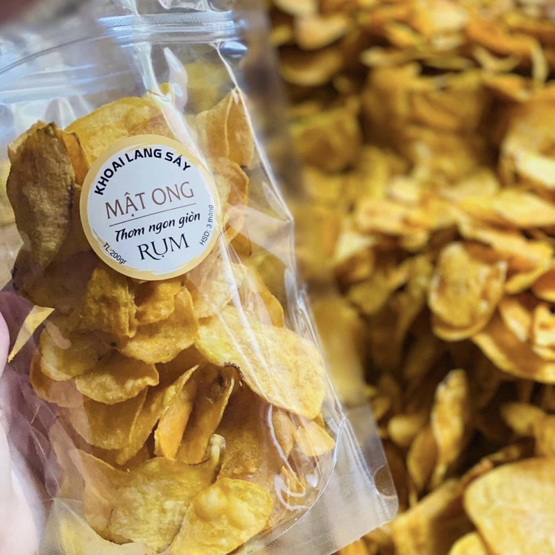 Khoai lang sấy mật ong Đà Lạt giòn rụm 300gr