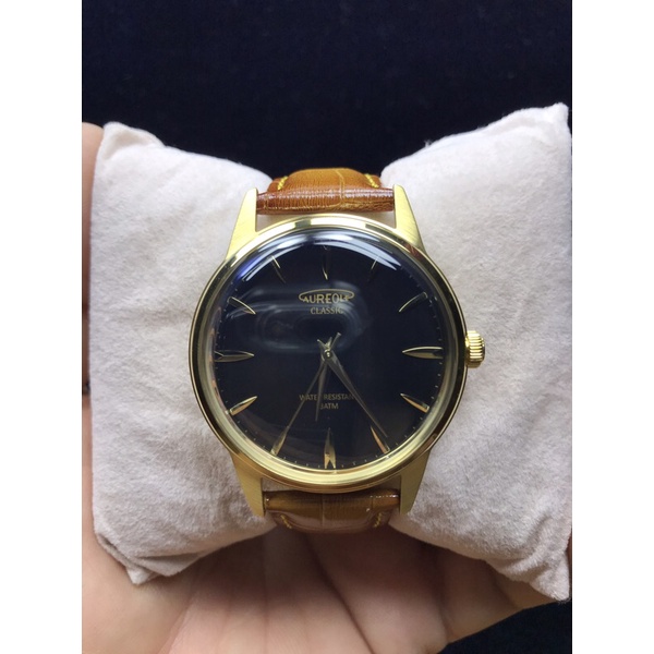 ⌚️Đồng hồ Si Nam hiệu Aureole. Pin kim trôi Nhật🎌