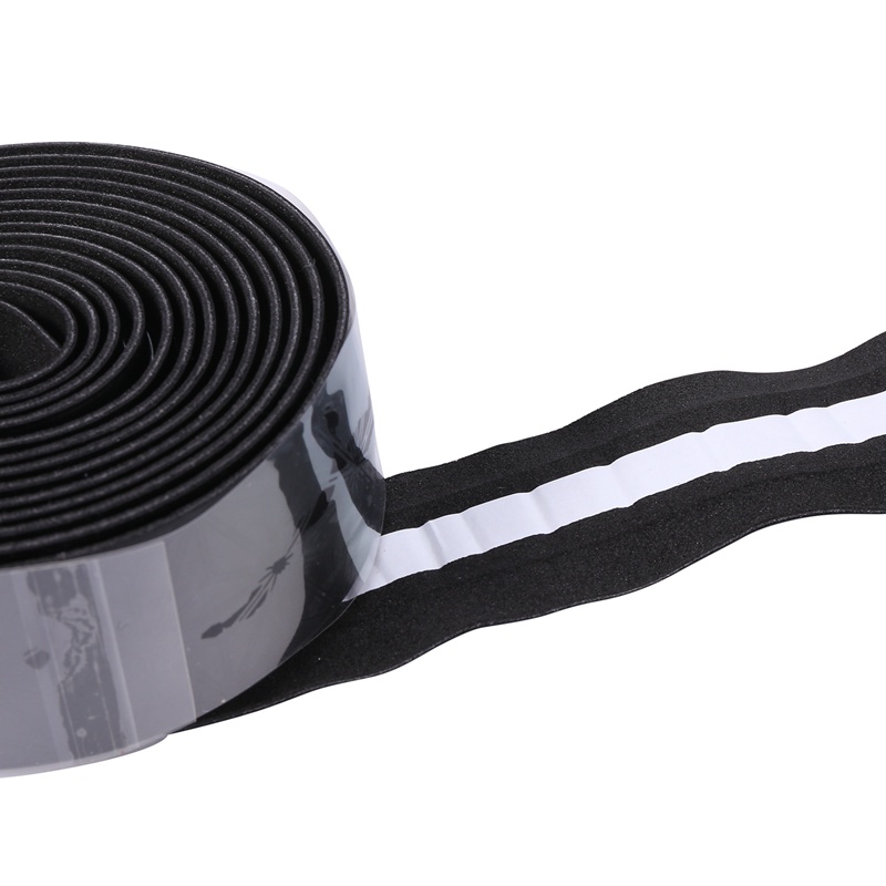 Băng Quấn Tay Lái Xe Đạp 3Mm Bằng Da Pu Chống Trượt Màu Đen