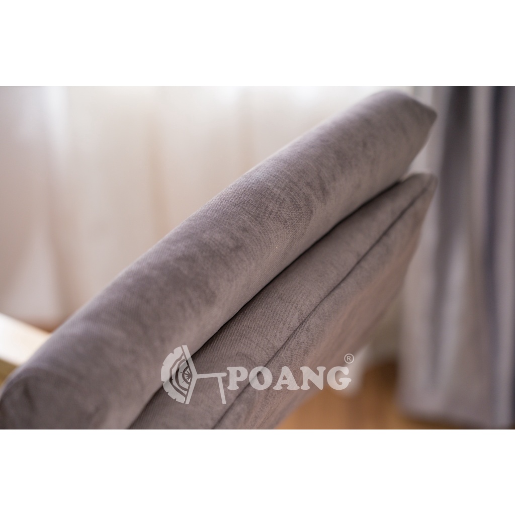 | POANG | plywood óc chó/bạch dương | vải cotton | nâu | R67xS139xC86 cm