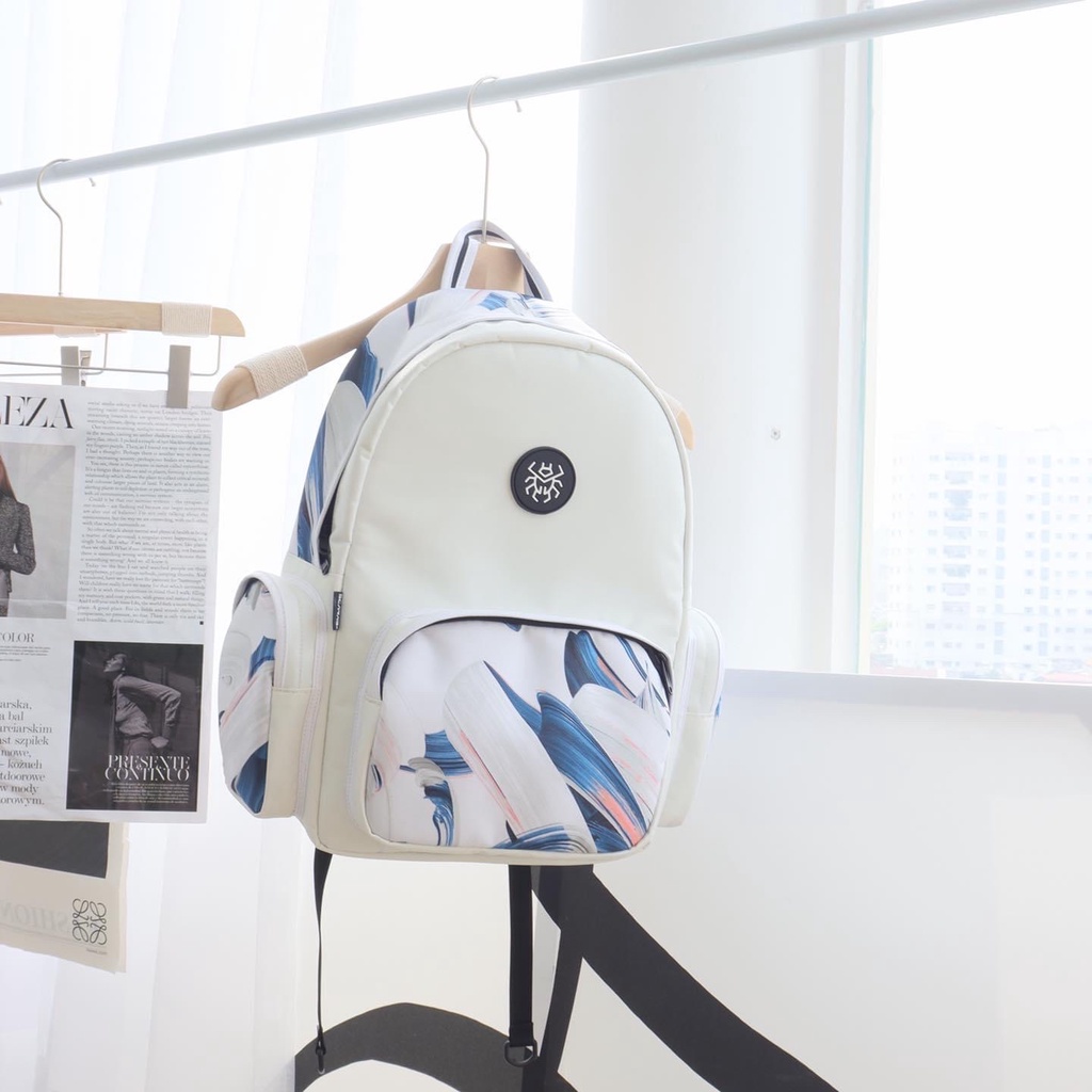 Balo Scarab NATURAL Hộp in 7 loại màu vải Nam Nữ (Chuẩn cao cấp 1-1) (tặng full tag và giấy thơm) Vukita157