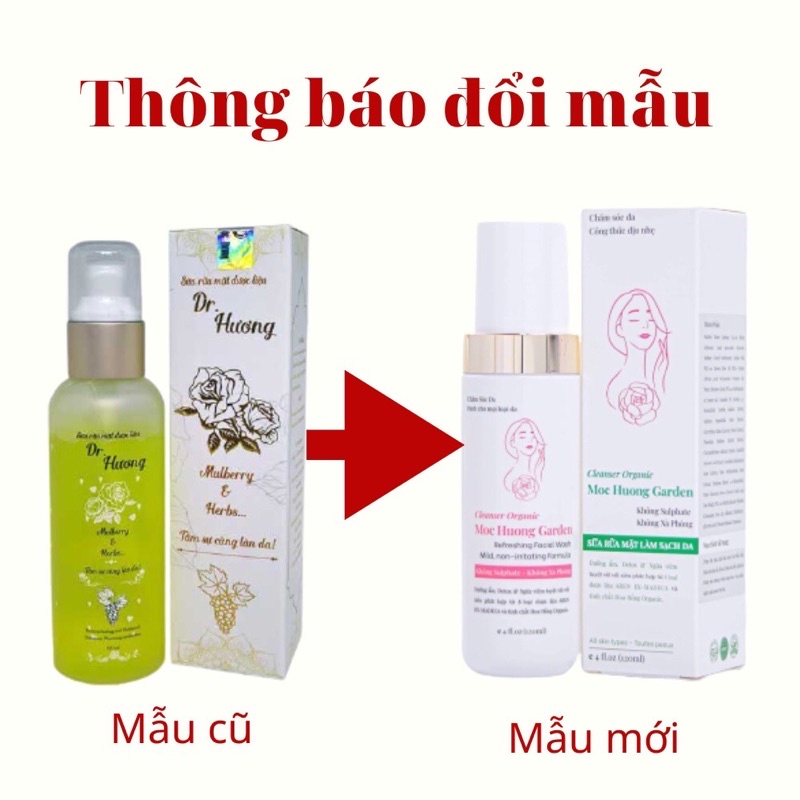 Sữa rửa mặt dr hương