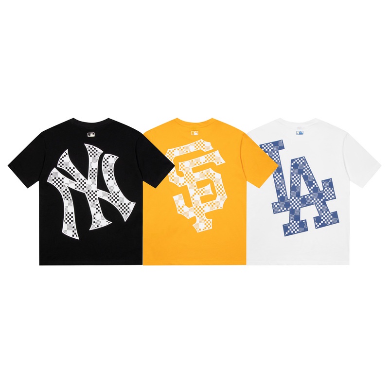 Mlb Áo Thun Thể Thao Tay Ngắn Cổ Tròn Cỡ Lớn Thời Trang Trẻ Trung