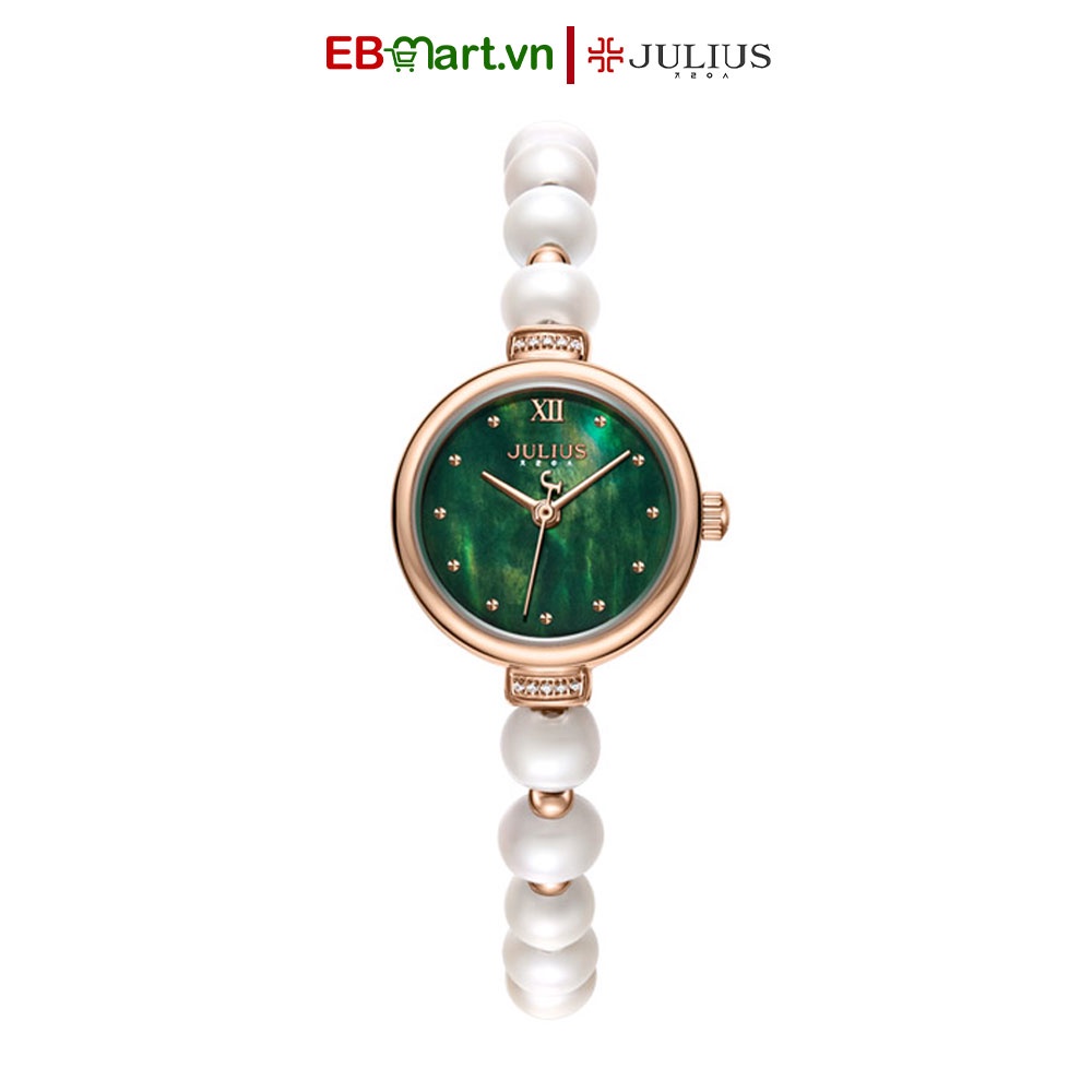 Đồng Hồ Nữ Julius Star JA-1346 Lắc Ngọc Trai Đường Kính 22mm | EBMart