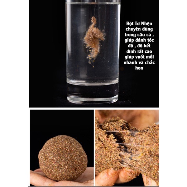 Bột tơ nhện hàng thái lan loại 1 chai 100g chất lượng