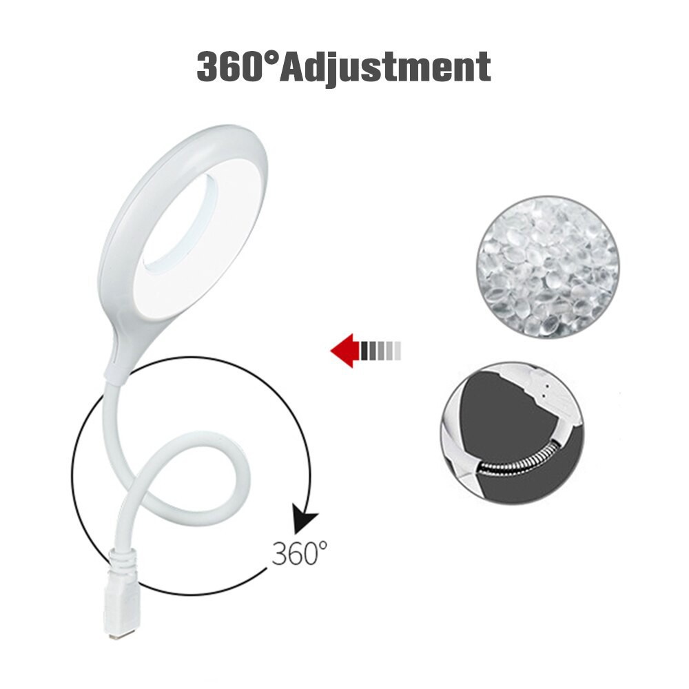 Đèn LED Để Bàn Cổng Sạc USB Tiện Lợi