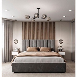 Bộ ốp đầu giường bọc da 1m6*50cm