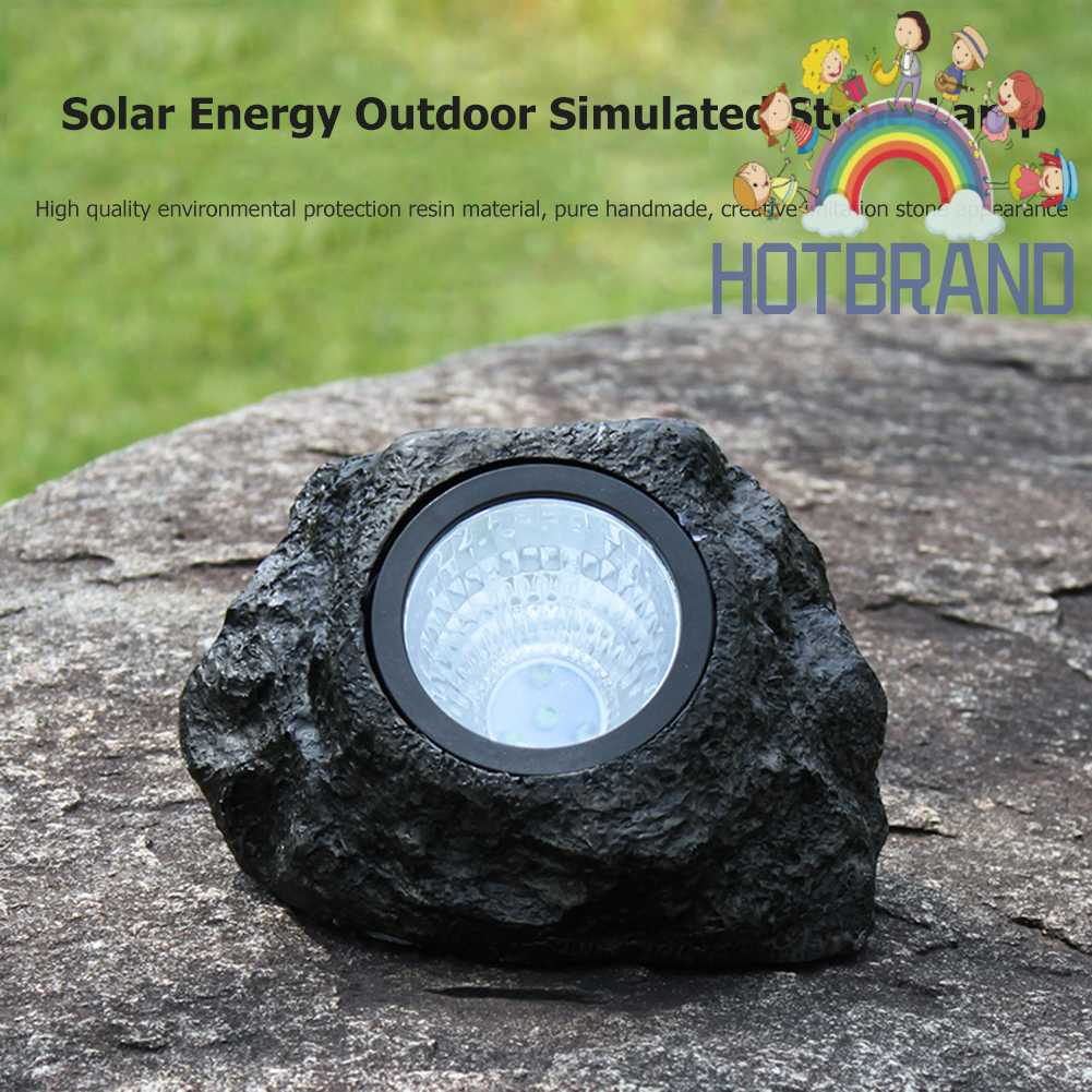 Đèn LED Chống Thấm Nước Hình Viên Đá Trang Trí Sân Vườn