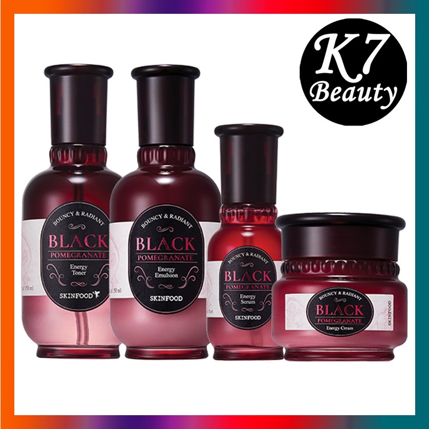 Toner Chiết Xuất Lựu Đen SKINFOOD 150Ml 150Ml / Serum 52Ml / Kem50Ml