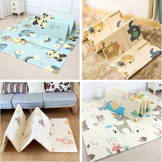 Thảm trải sàn xốp gập cao cấp - chiếu trải sàn gấp gọn siêu cute gia đình tiện dụng