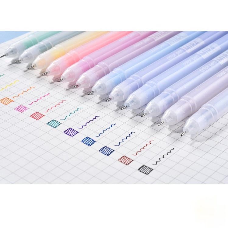 Bút gel ngòi 0.5mm Mira nhiều màu tùy chọn nét mượt VPPTUEMINH, bút viết calligraphy Tuệ Minh