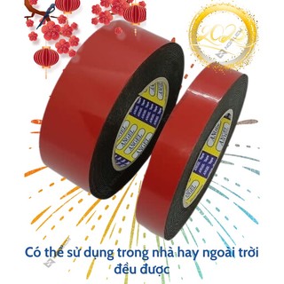 Băng Keo Xốp Đỏ 2P4 (24cm), 5P (50cm)
