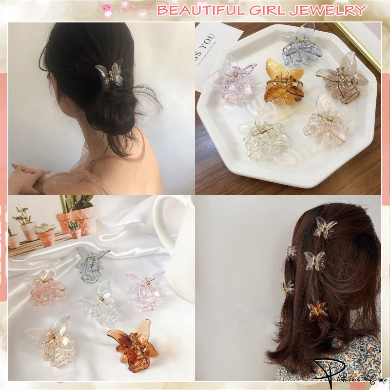 Kẹp tóc hình bướm nhiều màu tùy chọn thời trang Hàn Quốc thanh lịch cho nữ