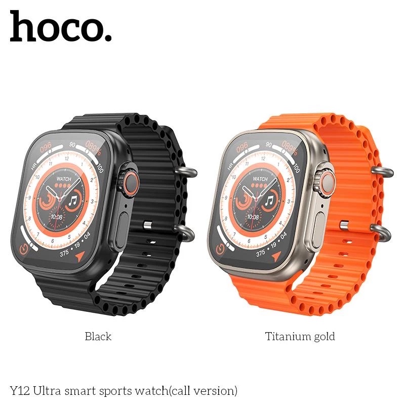 Đồng Hồ Thông Minh Hoco Y12, Có Tiếng Việt, Kiểm Tra Thông Báo, Hỗ Trợ Gọi, Theo Dõi Giấc Ngủ, Chế Độ Thể Thao, Pin Khoẻ