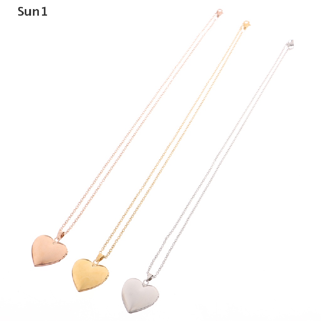 Sun1 > Vòng cổ Mặt Khung Ảnh Mở Hình Trái Tim Cho Nam Và Nữ well