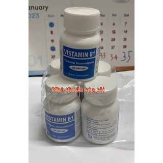 Viên uống bổ sung vitamin b1 đại y lọ 100 viên