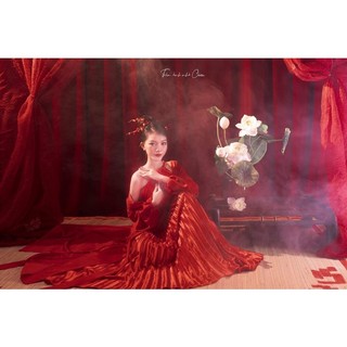 áo choàng xanh tứ thân