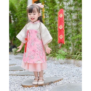 Áo cách tân/ áo dài tết cho bé gái