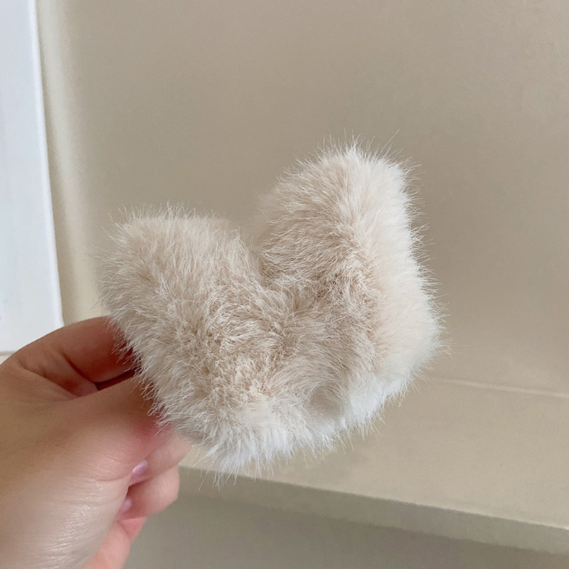 Kẹp Tóc Hình Bướm Bằng Lông Nhung Dễ Thương Xinh Xắn Dành Cho Nữ