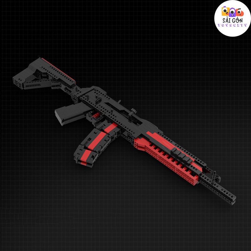 Đồ Chơi Lắp Ráp Mô Hình CSGO Súng AK12 MOC Với 700+ PCS - Bản Thiết Kế Tiêu Chuẩn Của Kevin