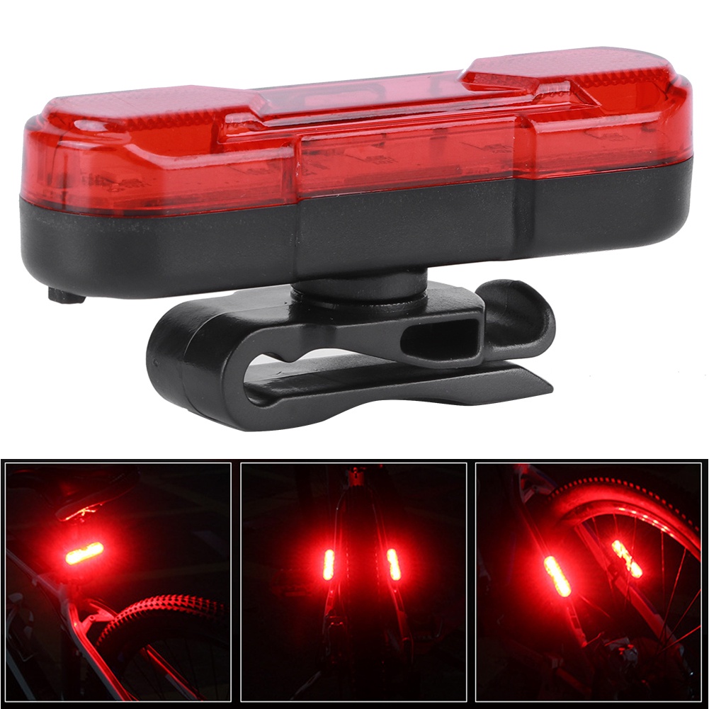 Có thể bán buôn Đèn LED ở đuôi xe đạp có thể sạc lại USB Xe leo núi Cảnh báo an toàn phía sau Vermont055 Hàng giao ngay