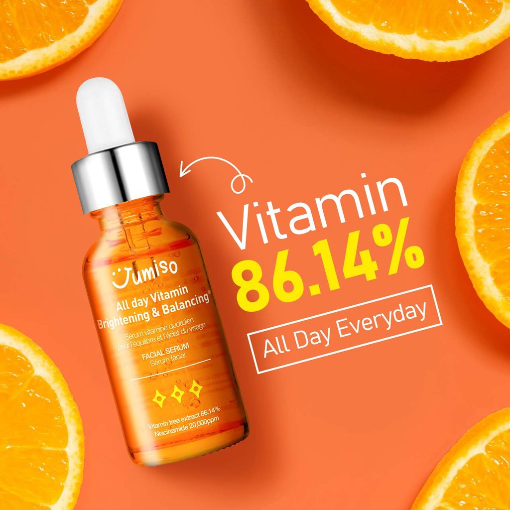 Tinh chất trắng sáng da Jumiso All day Vitamin Brightening&Balancing Facial Serum 30ml
