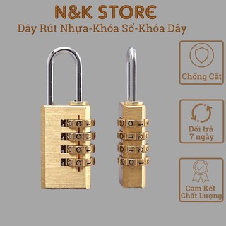 Ổ khóa số chất liệu đồng, khóa số mini, khóa vali khóa tủ bền chắc