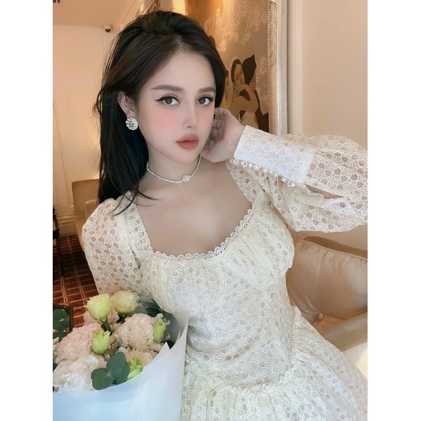 Váy Ren tiểu thư Hàng Thiết kế đẹp