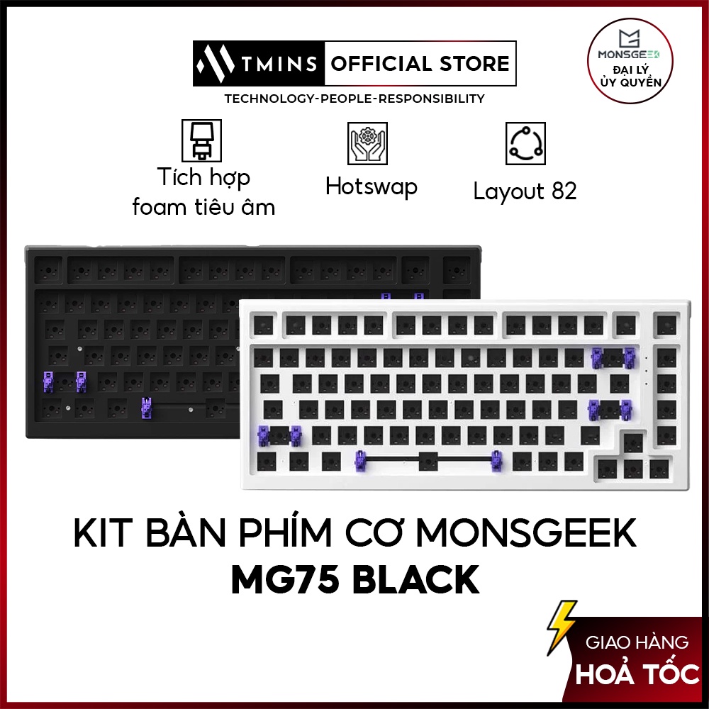 [Bản chính hãng] KIT bàn phím cơ không dây MonsGeek MG75 - Bảo Hành 12 Tháng | BigBuy360 - bigbuy360.vn