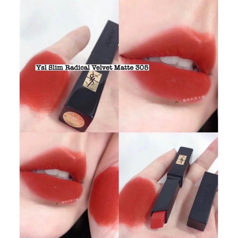 Son mịn lì YSL The Slim Velvet Radical 301/305/313/1996