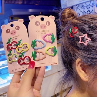 Bộ 4 kẹp tóc hình trái cherry xinh xắn cho bé gái