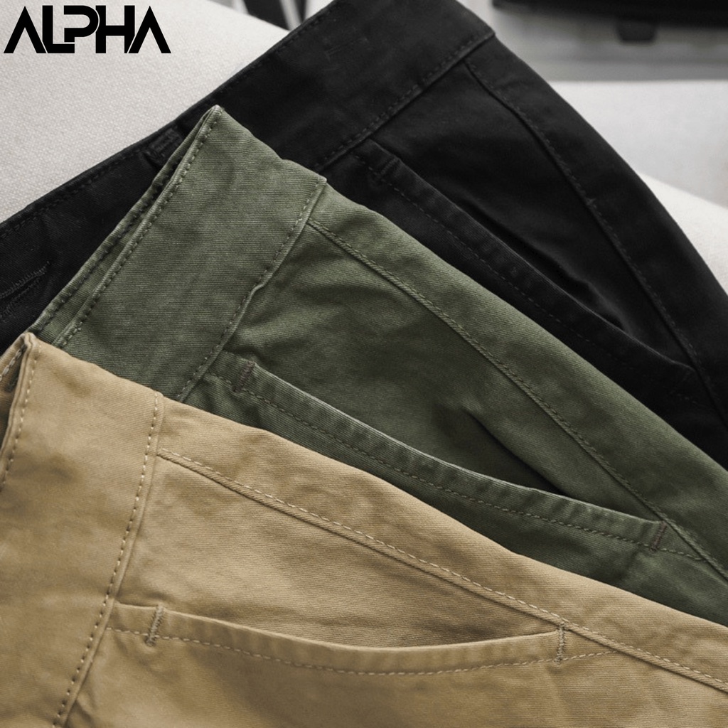 Quần kaki nam dài kiểu dáng trẻ trung năng động GEN ALPHA quần kaki cao cấp dáng slimfit GEN0232