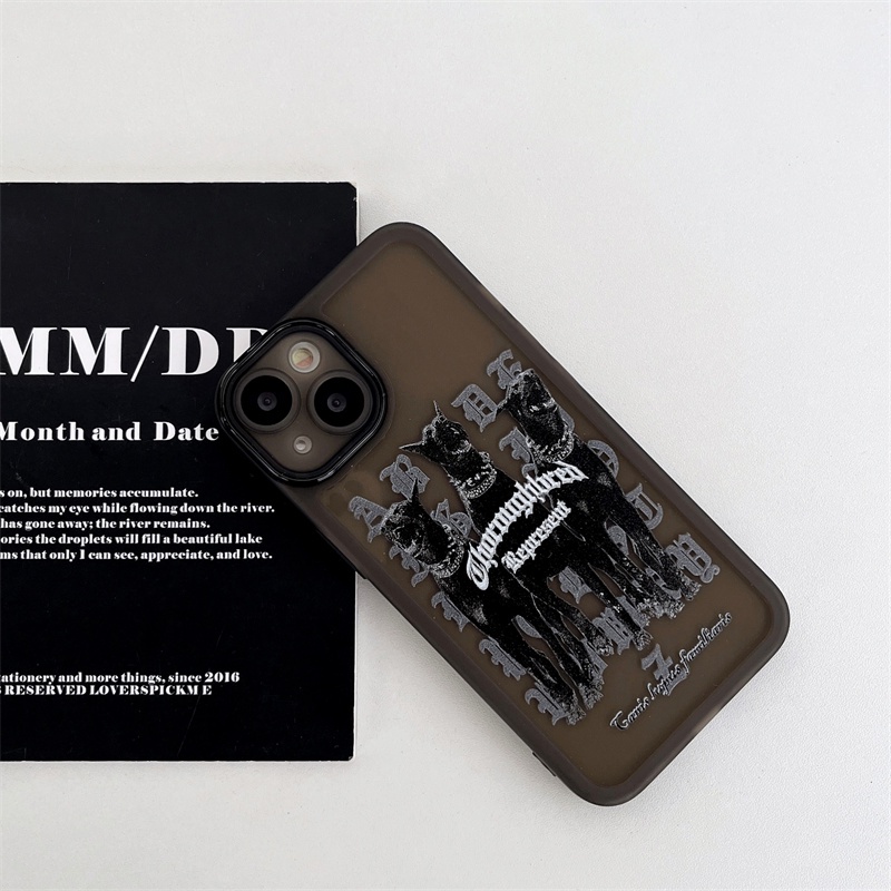Mới Ốp Điện Thoại Silicon Mềm Trong Suốt Chống Sốc Hình Đầu Lâu Cho iPhone 11 12 13 14 Pro MAX 14 Plus X XS MAX XR