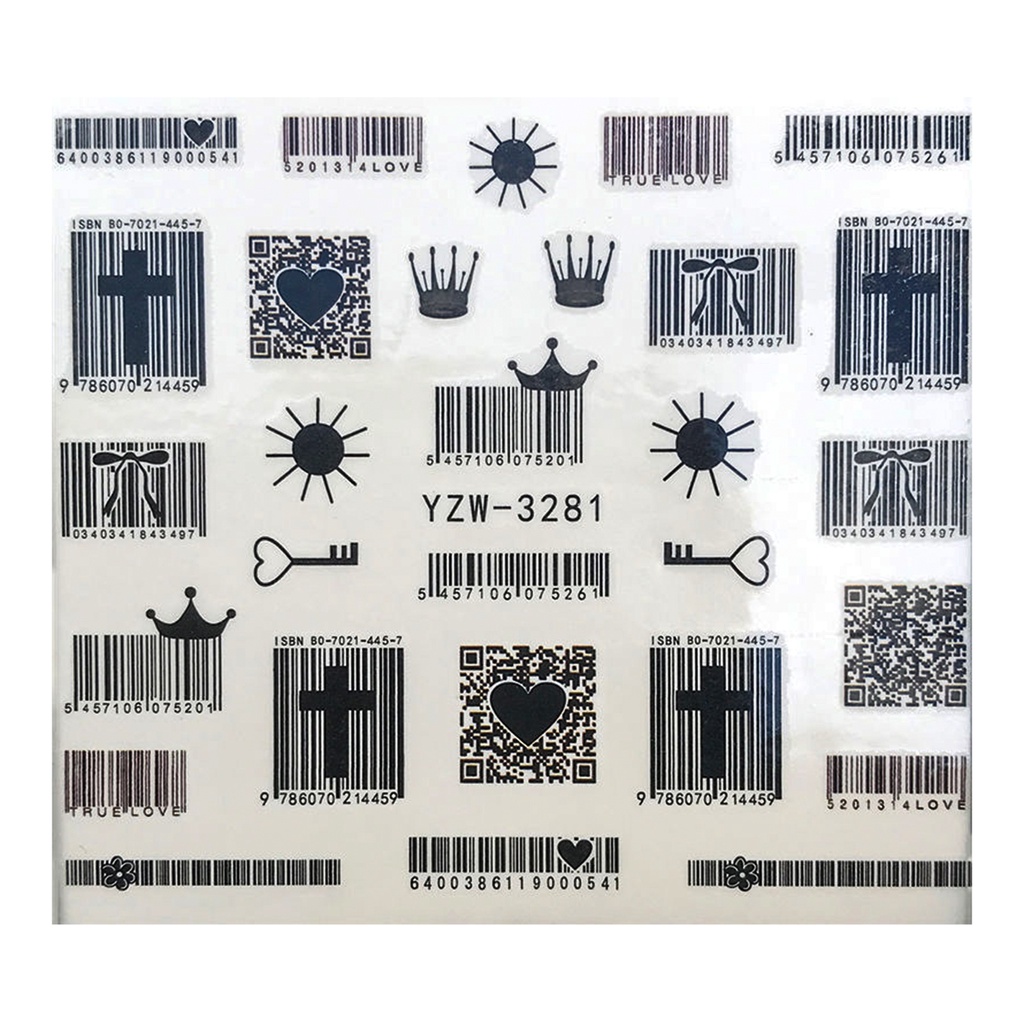 [beautymart] Miếng Dán Trang Trí Móng Tay Nghệ Thuật Màu Đơn Sắc Mới Nhất 2020