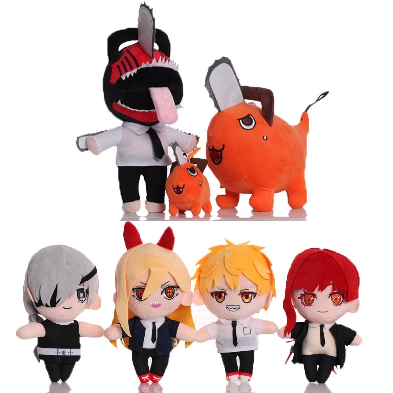 THÚ NHỒI BÔNG HÌNH NHÂN VẬT POCHITA & DENJI CHAINSAW MAN