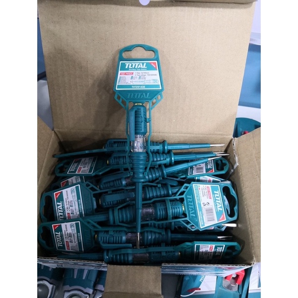 ĐỒ NGHỀ TOTAL Bút thử điện 3x140MM THT291408 / 4x190MM THT291908