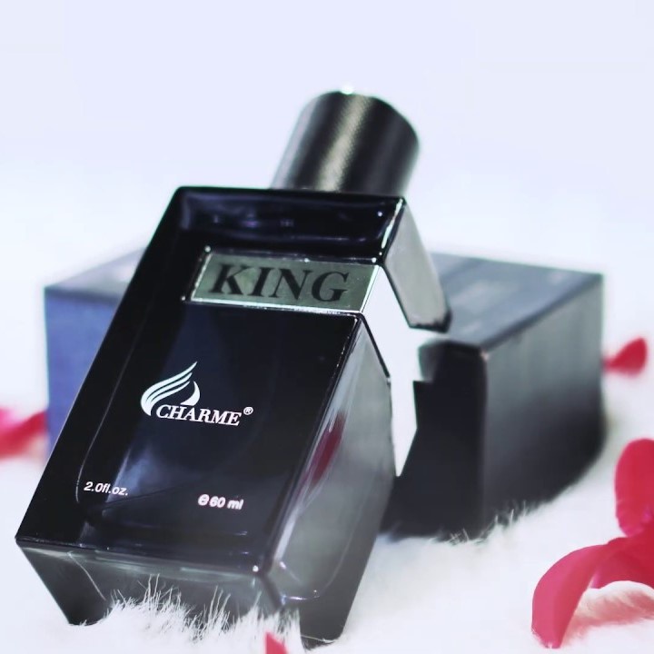 Nước hoa nam Charme King chính hãng lưu hương thơm lâu 7-12 tiếng hương gỗ đầy lôi cuốn 60ml