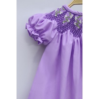 ĐẦM SMOCK VIP MÀU TÍM