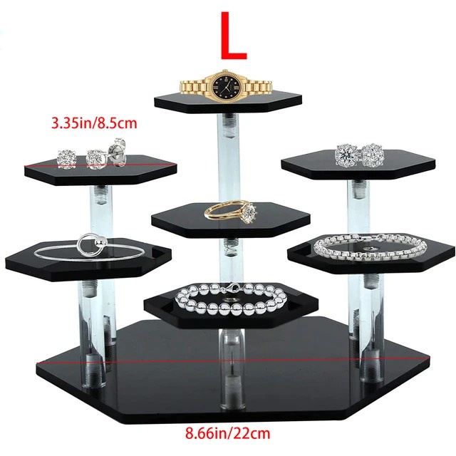 7 Tầng,10 màu sắc, Kệ/giá đỡ Mica trưng bày sản phẩm, nước hoa, son, mô hình quà tặng