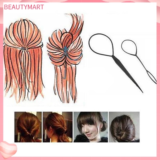 Bộ 2 Dụng Cụ Tạo Kiểu Tóc Đuôi Ngựa Tiện Dụng Cho Nữ