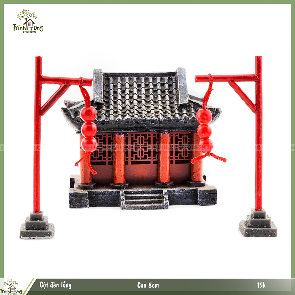 Cột đèn lồng - trang trí tiểu cảnh, bán cạn, terrarium, bonsai
