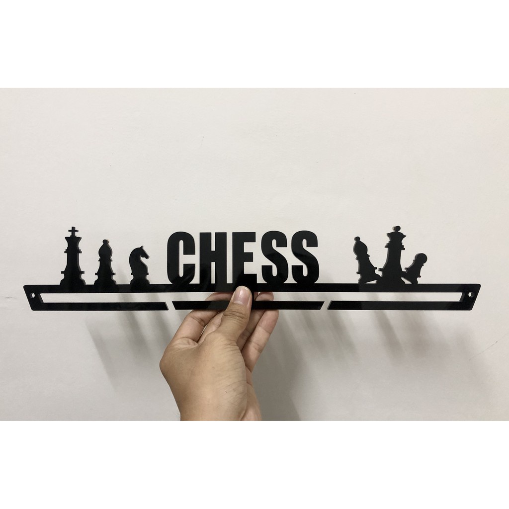 Giá treo huy chương cờ vua lên tường