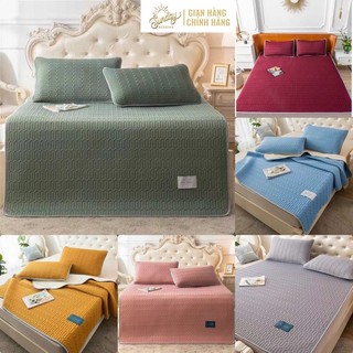 Chiếu điều hoà cao su non Tencel Latex loại 1 nhập khẩu thoáng mát dầy dặn(tặng kèm 1 vỏ gối đầu)