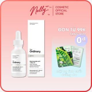 [❤️ BIG SALES ❤️] Tinh chất giảm mụn và giảm thâm The Ordinary Niacinamide 10% + Zinc 1% 30ml