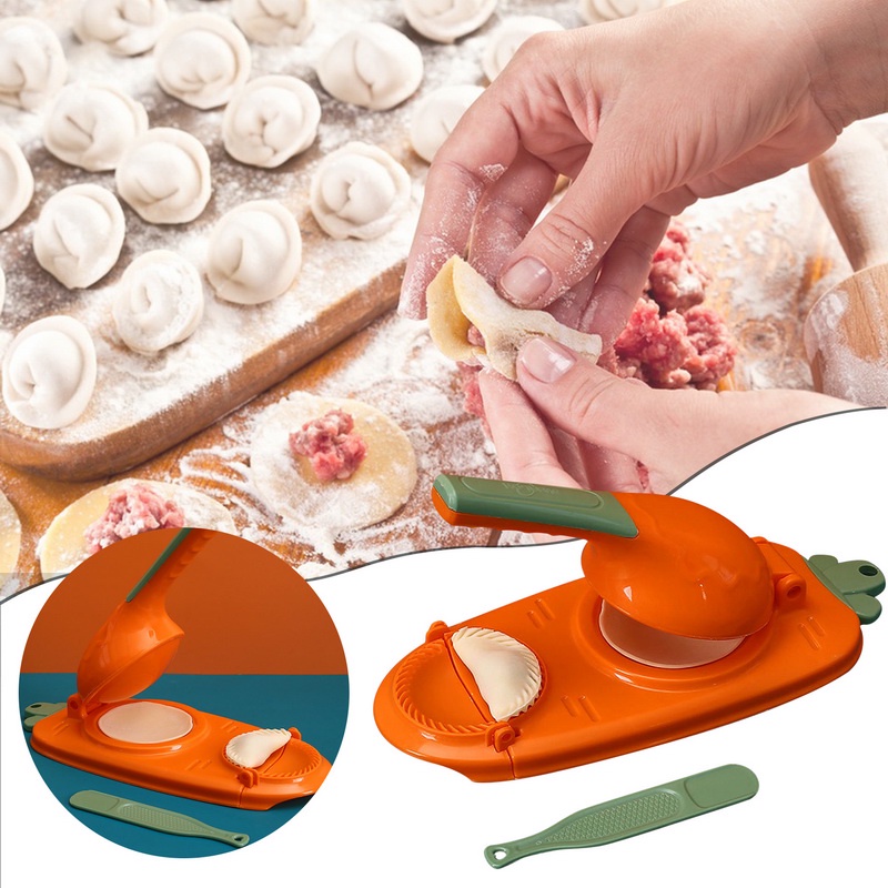 Máy Ép Da Bánh Bao 2 Trong 1 Máy Làm Bánh Bao Thủ Công Bộ Dụng Cụ Ép Bột Tự Làm Khuôn Bánh Bao Phụ Kiện Làm Bánh Nhà Bếp