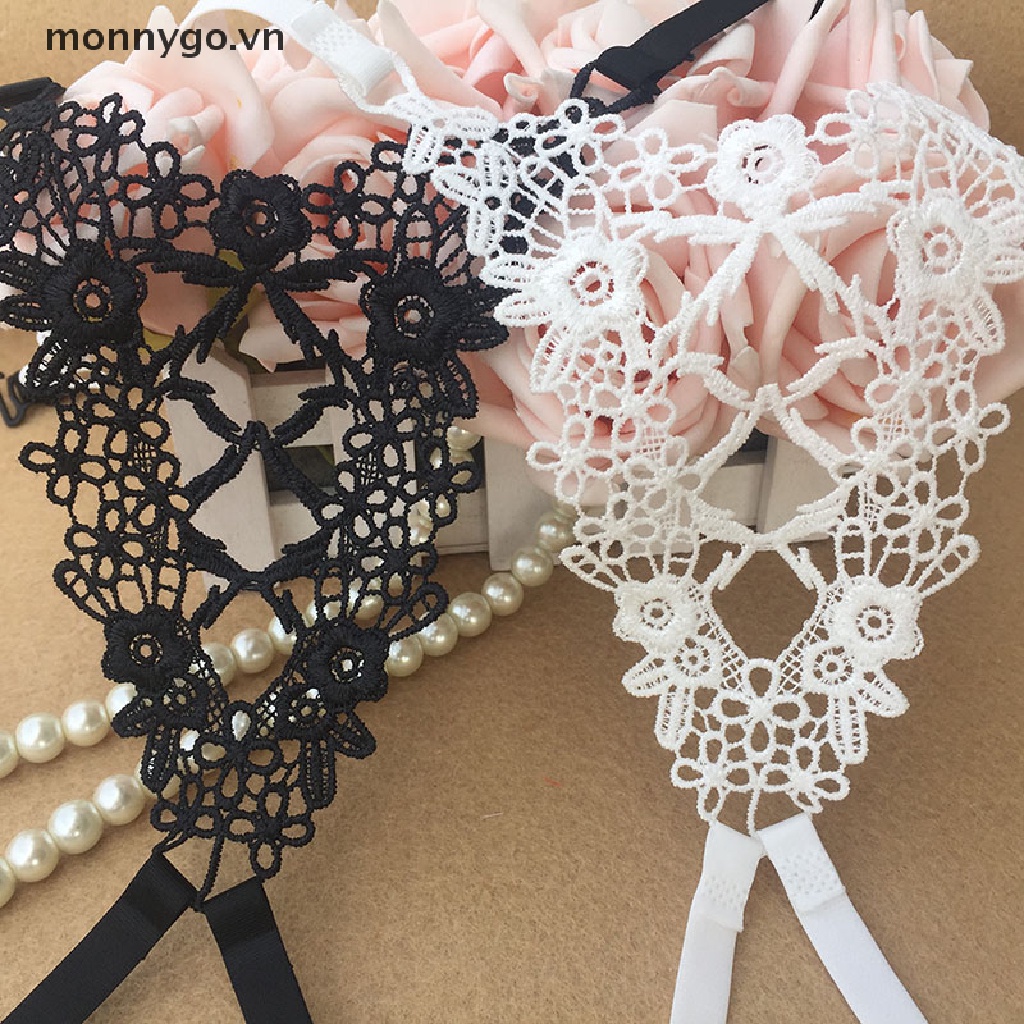 Monnygo Dây Áo Ngực Hình Bướm Phối Ren Dây Chéo Sau Lưng Gợi Cảm