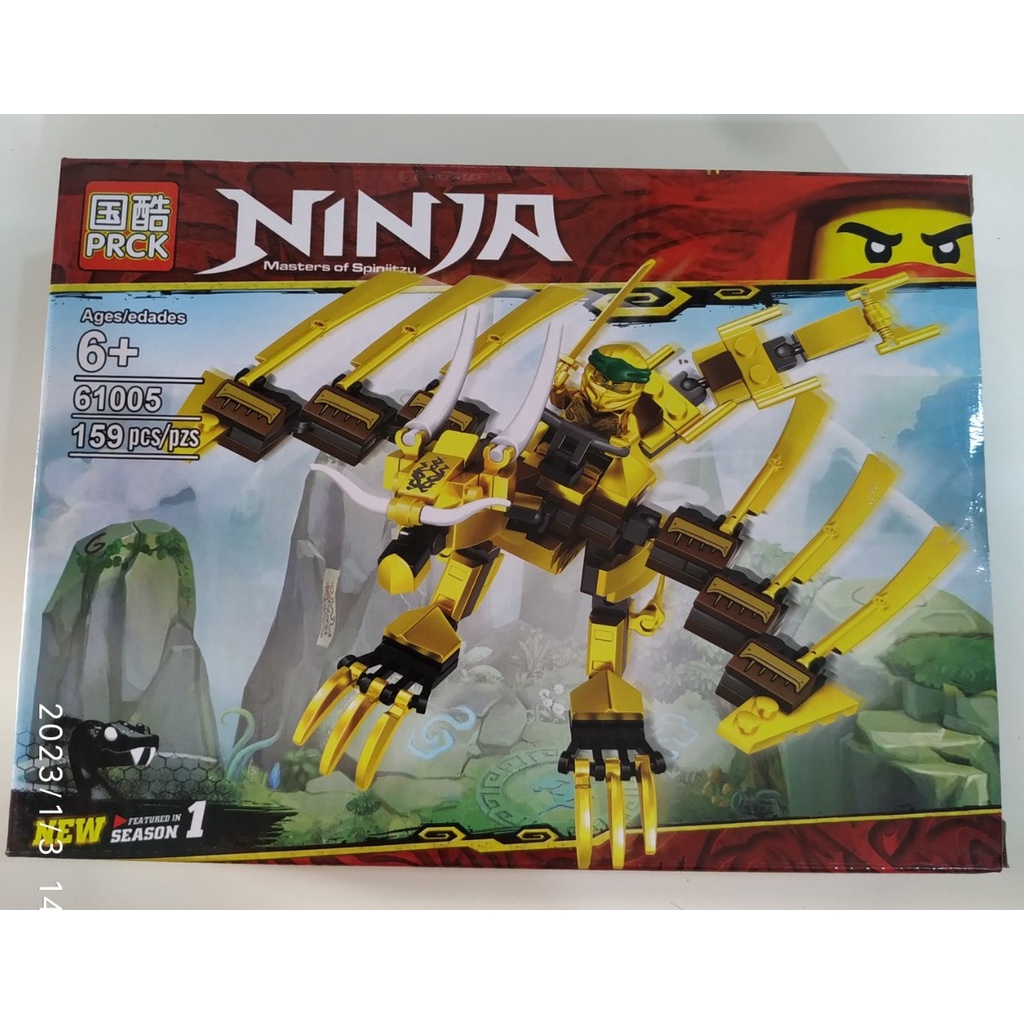 4 mẫu Xếp Hình Lego Ninja Master of Spinjitzu Cho Bé