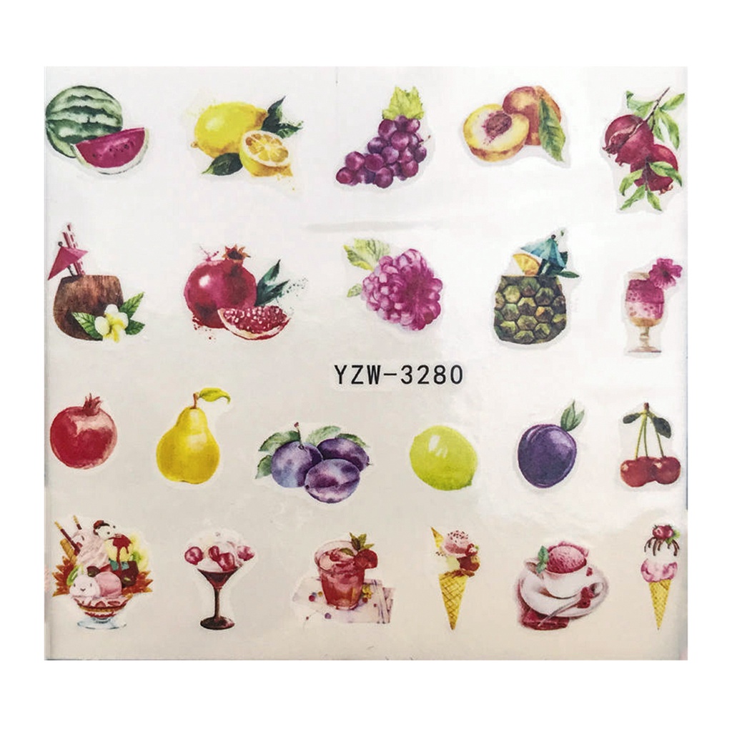 [beautymart] Miếng Dán Trang Trí Móng Tay Nghệ Thuật Màu Đơn Sắc Mới Nhất 2020