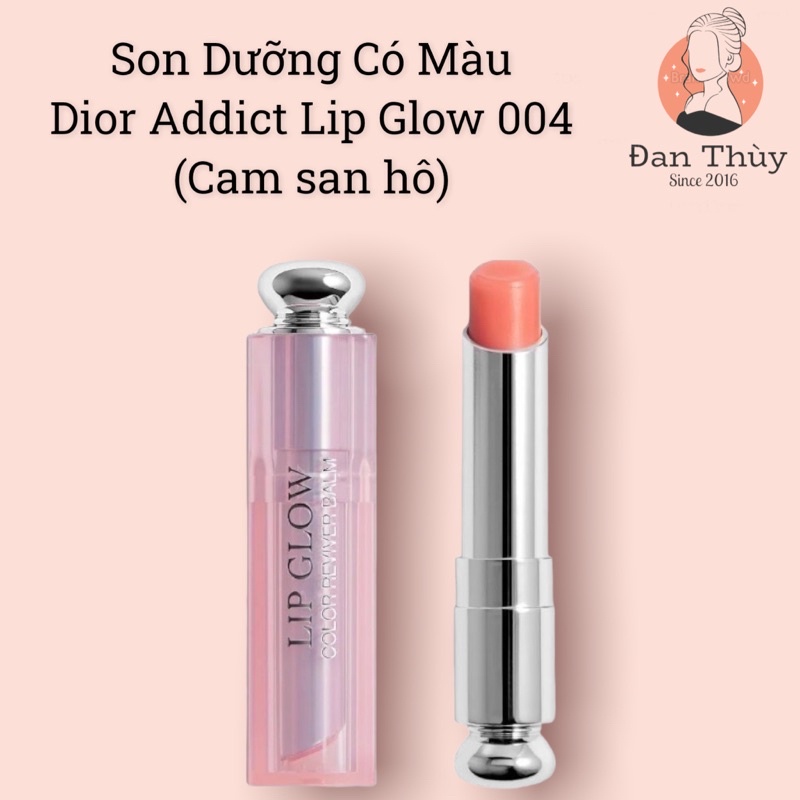 Son dưỡng có màu DIOR Addict Lip Glow - Màu 004 Coral (không vỏ giấy ngoài)